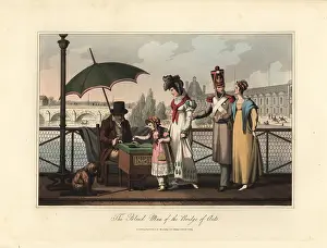 Sams: The blind man of the Bridge of Arts, Paris