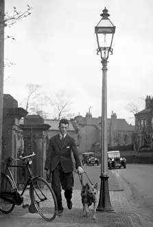 Carelessly: BLIND MAN AND GUIDE DOG