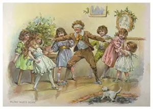 Chris Coupland Collection: Blind Man's Buff, c. 1900
