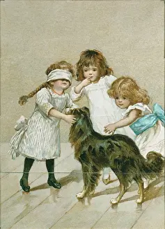 Blindfolded: Blind Man's Buff ' children and dog