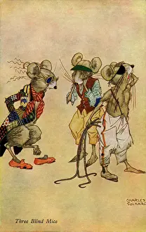 Charles Folkard Collection (peter Cope): Three Blind Mice