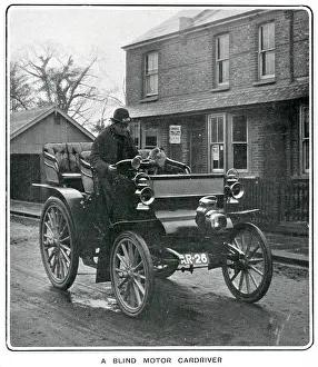 Impaired: Blind motor car driver 1904