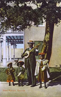 Busking: Blind Musician, Bermuda