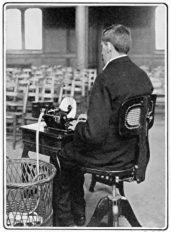 Shorthand: A blind newspaper reporter