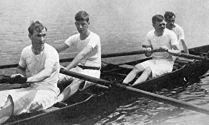 Dunstans: Blind soldiers regatta at Putney, WW1
