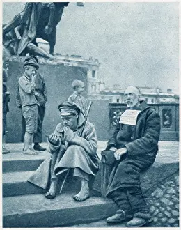 Blinded: Blinded Russian Soldier Became a Beggar 1918