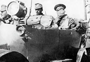 Blindfolded: Blindfolded Russian parliamentary, 1917