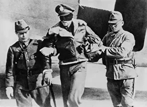 Fliers: Blindfolded U.S. Lt. Robert Hite, POW survivor