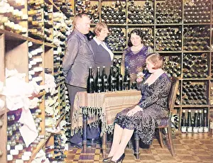 Withcolourisedpic: BLINDFOLDED WINE TASTING