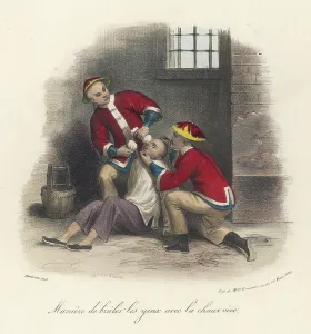 Painfully: BLINDING A CRIMINAL