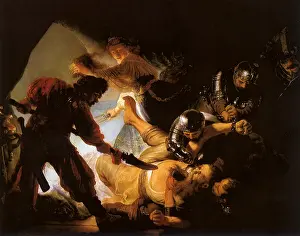 Samson: The Blinding of Samson, by Rembrandt