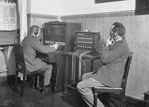 Phones: Blinds at the telephone exchange, 1918