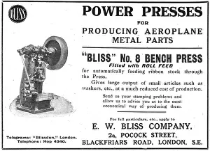 E.w.bliss: Bliss Power Presses For Aeroplane
