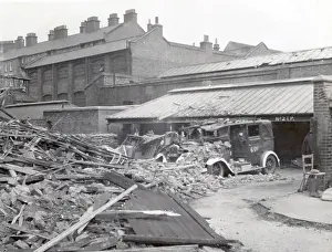 Webber: Blitz in London - AFS substation, Southwark