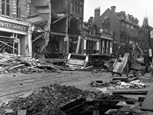 Dairies: Blitz in London -- Balham High Road, WW2