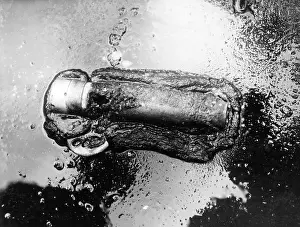 Melt: Blitz in London -- burnt-out incendiary device, WW2