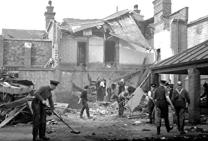 Servicelondon: Blitz in London -- Cavendish Road, Balham, WW2