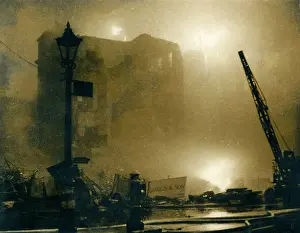 Griggs: Blitz in London -- fire and smoke on worst night, WW2