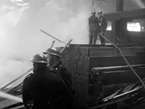 Howards: Blitz in London -- Howards Timber Yard, Poplar, WW2