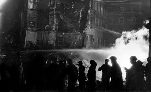 Blitz in London -- Old Compton Street, WW2