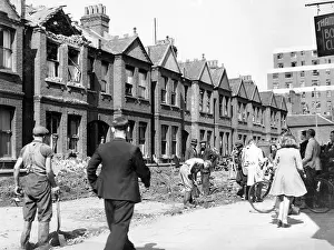 Fractured: Blitz in London -- Standish Road, Hammersmith, WW2