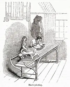 Hoyle: Block Printing, Thomas Hoyle's Print Works, Manchester 1843