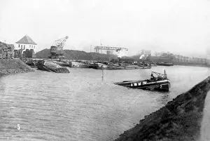 Transports: Blocking of the Dortmund-Ems-Canal in the occupied