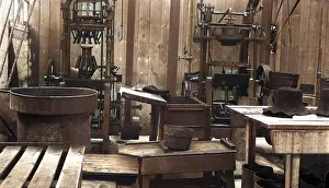 Battersbys: Blocking shop at Battersby's hatworks