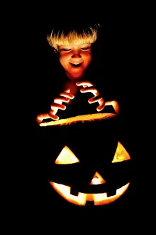 Outrageous: Blonde Boy in Scary Pose Making a Threatening