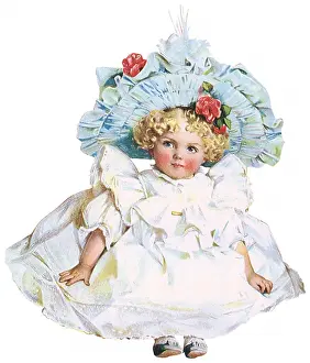 Cheeks: Blonde Girl with Curls