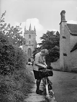 Pannier: BLONDE TOUR CYCLIST