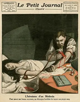 Donating: BLOOD DONATING DOCTOR