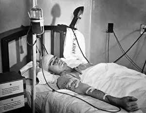 Transfusion: Blood Transfusion. First Lieutenant Landis ?