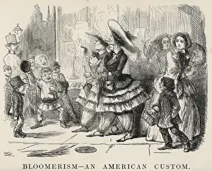 Immoral: Bloomerism - an American custom with bloomers