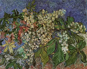 Lifes: Blossoming Chestnut Branches, by Van Gogh