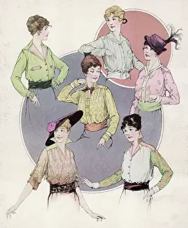 Cummerbund: Blouses 1915