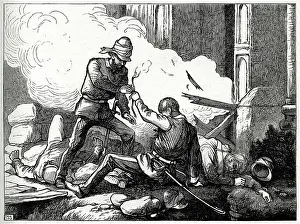 Mutiny: Blowing up the Kashmir Gate at Delhi, Indian Mutiny