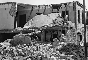 Blown: Blown up house in Palestine