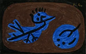 Cubism: BLUE-BIRD-PUMPKIN, by Paul Klee