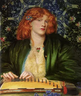 Dante: The Blue Bower, by D G Rossetti