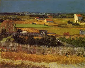 Amidst: Blue Cart Landscape, by Van Gogh