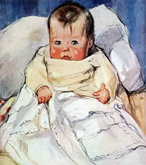 Propped: Blue Eyes by Muriel Dawson