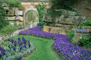 Hever: Blue Garden at Hever Castle