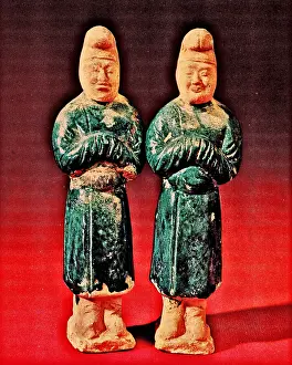 Figurines: Blue Glazed Servants