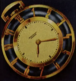Numerals: Blue and Gold Watch