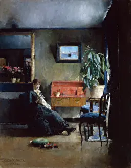 Backer: Blue Interior (Paris 1883)