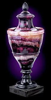Calcium: Blue John vase