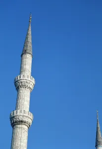 Ahmed: Blue Mosque. Minaret. 17th century. istanbul. Turkey