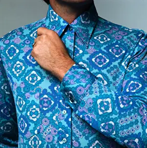 Sk-images: Blue Paisley shirt