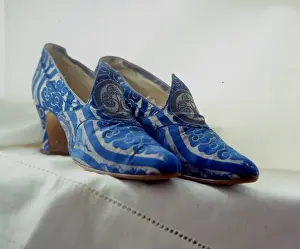 Harrods: Blue shoes from Harrods, 1920s